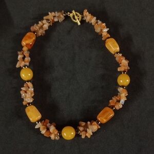 Carnelian Stone Necklace #A313